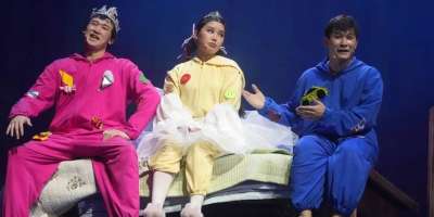 Colman Domingo and Jude Law at amfAR’s Venice Gala