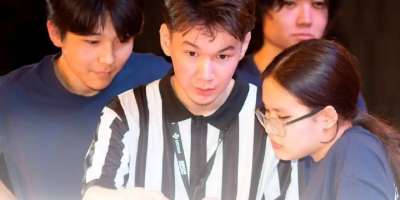 Colman Domingo and Jude Law at amfAR’s Venice Gala