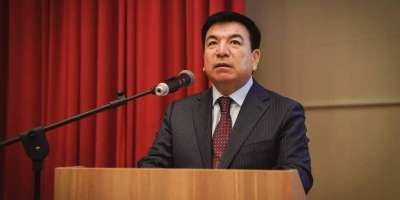 Colman Domingo and Jude Law at amfAR’s Venice Gala