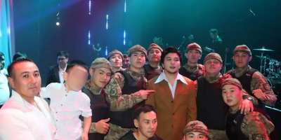 Colman Domingo and Jude Law at amfAR’s Venice Gala