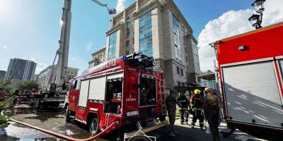 Colman Domingo and Jude Law at amfAR’s Venice Gala