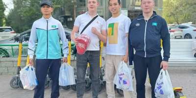 Colman Domingo and Jude Law at amfAR’s Venice Gala