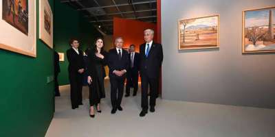 Colman Domingo and Jude Law at amfAR’s Venice Gala