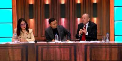 Colman Domingo and Jude Law at amfAR’s Venice Gala