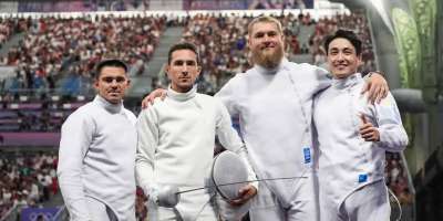 Colman Domingo and Jude Law at amfAR’s Venice Gala