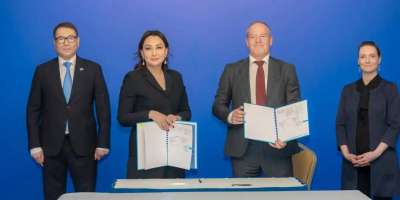 Colman Domingo and Jude Law at amfAR’s Venice Gala
