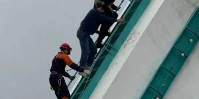 Colman Domingo and Jude Law at amfAR’s Venice Gala