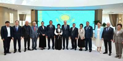 Colman Domingo and Jude Law at amfAR’s Venice Gala