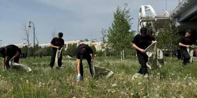 Colman Domingo and Jude Law at amfAR’s Venice Gala