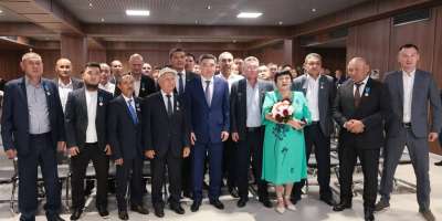 Colman Domingo and Jude Law at amfAR’s Venice Gala
