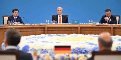 Colman Domingo and Jude Law at amfAR’s Venice Gala