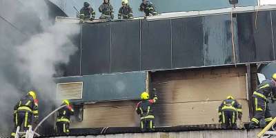 Colman Domingo and Jude Law at amfAR’s Venice Gala