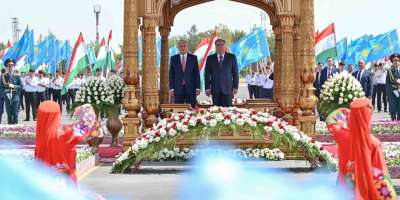 Colman Domingo and Jude Law at amfAR’s Venice Gala