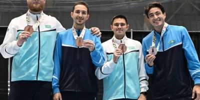 Colman Domingo and Jude Law at amfAR’s Venice Gala