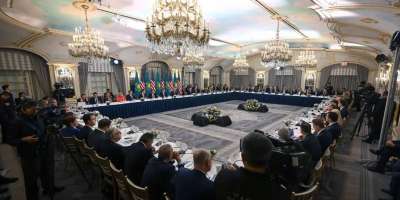 Colman Domingo and Jude Law at amfAR’s Venice Gala