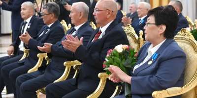 Colman Domingo and Jude Law at amfAR’s Venice Gala