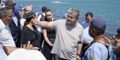 Colman Domingo and Jude Law at amfAR’s Venice Gala