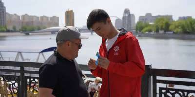 Colman Domingo and Jude Law at amfAR’s Venice Gala
