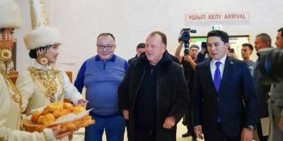 Colman Domingo and Jude Law at amfAR’s Venice Gala