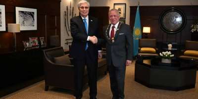 Colman Domingo and Jude Law at amfAR’s Venice Gala