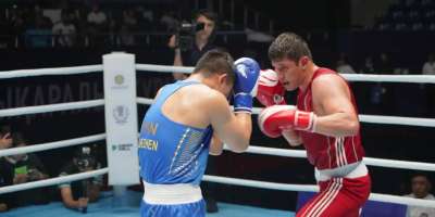 Colman Domingo and Jude Law at amfAR’s Venice Gala