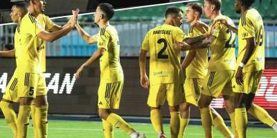 Colman Domingo and Jude Law at amfAR’s Venice Gala