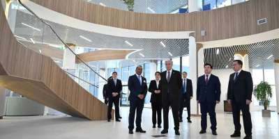 Colman Domingo and Jude Law at amfAR’s Venice Gala