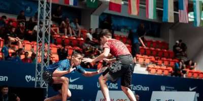 Colman Domingo and Jude Law at amfAR’s Venice Gala