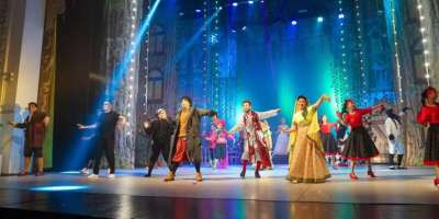 Colman Domingo and Jude Law at amfAR’s Venice Gala