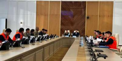 Colman Domingo and Jude Law at amfAR’s Venice Gala