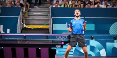 Colman Domingo and Jude Law at amfAR’s Venice Gala
