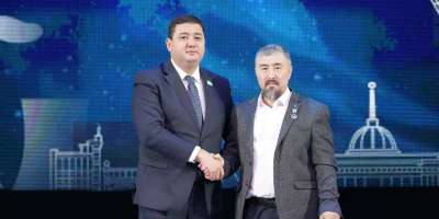 Colman Domingo and Jude Law at amfAR’s Venice Gala