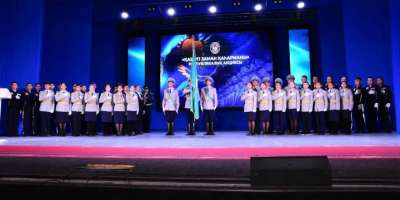 Colman Domingo and Jude Law at amfAR’s Venice Gala