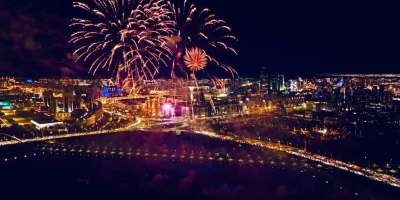 Colman Domingo and Jude Law at amfAR’s Venice Gala