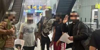 Colman Domingo and Jude Law at amfAR’s Venice Gala