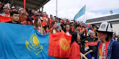 Colman Domingo and Jude Law at amfAR’s Venice Gala