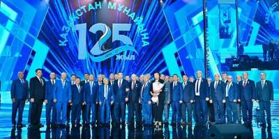 Colman Domingo and Jude Law at amfAR’s Venice Gala