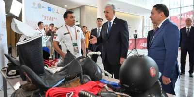 Colman Domingo and Jude Law at amfAR’s Venice Gala