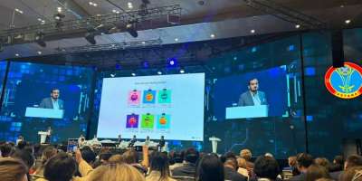 Colman Domingo and Jude Law at amfAR’s Venice Gala