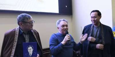 Colman Domingo and Jude Law at amfAR’s Venice Gala