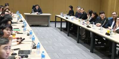 Colman Domingo and Jude Law at amfAR’s Venice Gala