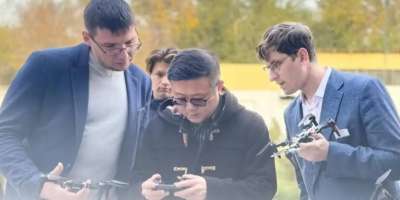 Colman Domingo and Jude Law at amfAR’s Venice Gala