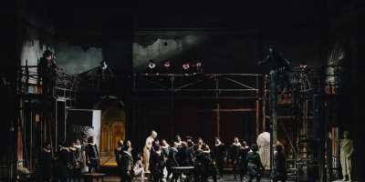 Colman Domingo and Jude Law at amfAR’s Venice Gala