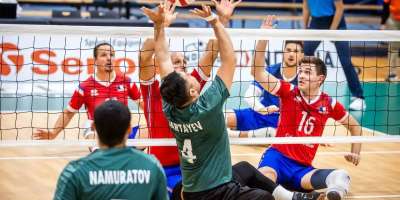 Colman Domingo and Jude Law at amfAR’s Venice Gala