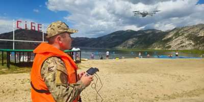 Colman Domingo and Jude Law at amfAR’s Venice Gala