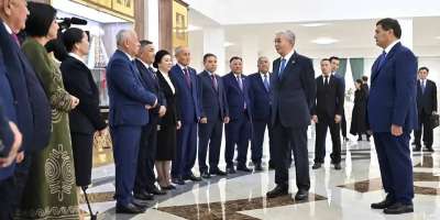 Colman Domingo and Jude Law at amfAR’s Venice Gala