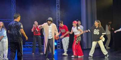 Colman Domingo and Jude Law at amfAR’s Venice Gala