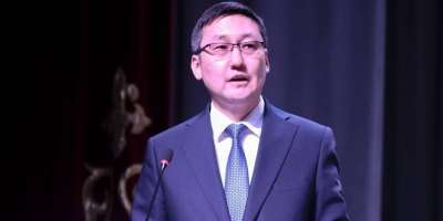 Colman Domingo and Jude Law at amfAR’s Venice Gala