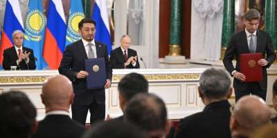 Colman Domingo and Jude Law at amfAR’s Venice Gala