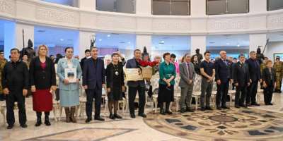 Colman Domingo and Jude Law at amfAR’s Venice Gala